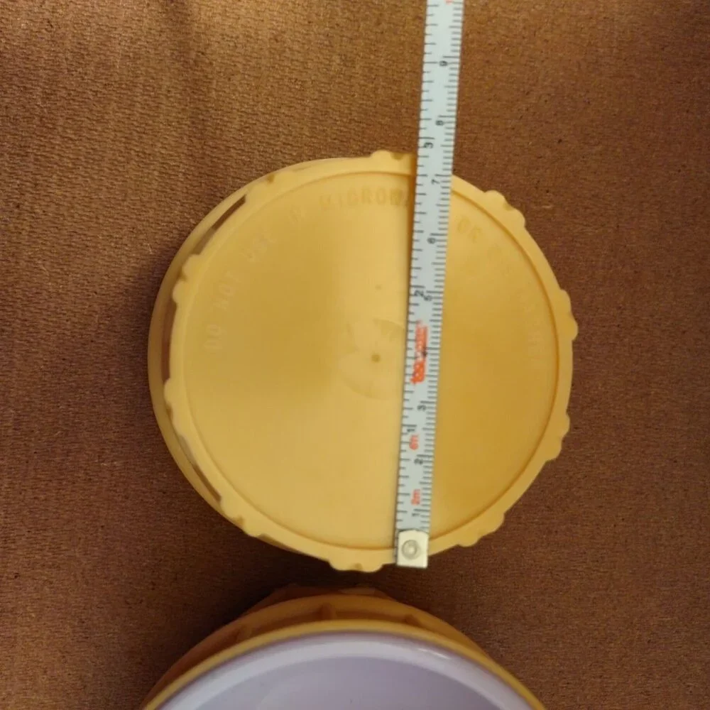 Ice Cream Cone Shaped Plastic Bowls Set Of 2 Yellow Green & Purple Colors